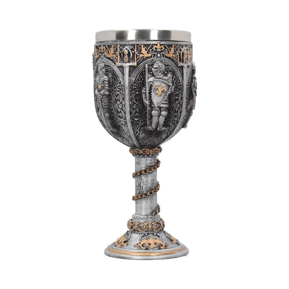Nemesis Now - Medieval Knight Kelch - Grau
